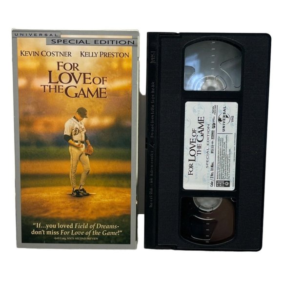 For the Love of the Game VHS Kevin Costner Kelly Preston Special Edition 1999 - Picture 1 of 5